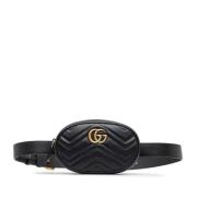 Gucci Vintage Pre-owned Laeder axelremsvskor Black, Dam