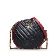 Gucci Vintage Pre-owned Laeder axelremsvskor Black, Dam