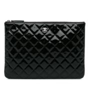 Chanel Vintage Pre-owned Laeder chanel-vskor Black, Dam