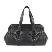 Bally Pre-owned Pre-owned Läder axelremsvskor Black, Dam