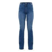 Kocca Distressed Slim Fit Jeans Blue, Dam