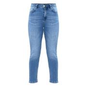 Kocca Kliska Skinny Jeans med Fickor Blue, Dam