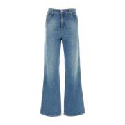 Blumarine Stretch denim jeans Blue, Dam