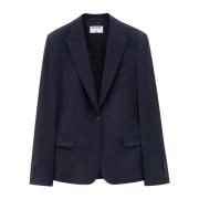 Filippa K Cool Wool Blazer Blue, Dam