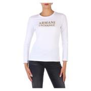 Armani Exchange Long Sleeve Tops White, Dam