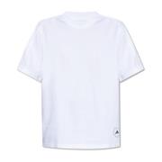 Adidas by Stella McCartney T-shirt med logotyp White, Dam