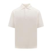 Burberry Klassisk Vit T-Shirt med Krage White, Herr