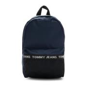 Tommy Hilfiger Polyester Multi-Compartment Ryggsäck Blue, Herr