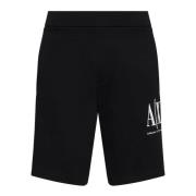 Armani Exchange Casual Shorts Black, Herr