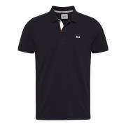 Tommy Jeans Slim Fit Polo T-Shirt Black, Herr