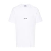 Msgm Stiliga T-shirts White, Herr