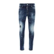 Dsquared2 Stretch Slim-Fit Denim Jeans Blue, Herr