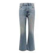 Haikure Blå Straight Leg Jeans Blue, Herr