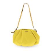 Moschino Shoulder bag with logo Yellow, Dam