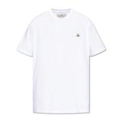 Vivienne Westwood T-shirt med logotyp White, Herr