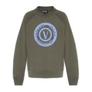 Versace Jeans Couture Oversize sweatshirt Green, Herr