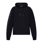 Jacquemus Typo hoodie with logo Black, Herr