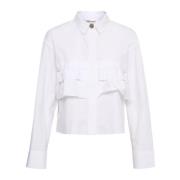 Karen by Simonsen Nillakb Short Shirt Blus White, Dam