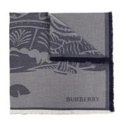 Burberry Halsduk med logomönster Blue, Unisex