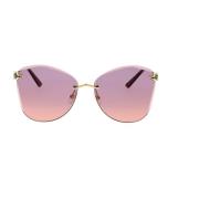 Cartier Stiliga solglasögon för kvinnor Yellow, Dam