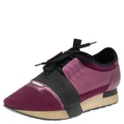 Balenciaga Vintage Pre-owned Tyg sneakers Purple, Dam