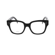 Celine Stiliga Glasögon för Män och Kvinnor Black, Unisex