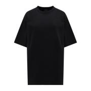 Balenciaga T-shirt med rhinestone baklogo Black, Dam