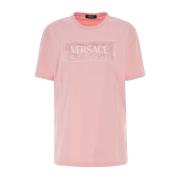 Versace Rosa bomull T-shirt Pink, Dam