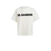 Jil Sander Klassisk T-Shirt White, Dam