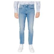 Tommy Jeans Regenerative Cotton Tapered Jeans Blue, Herr