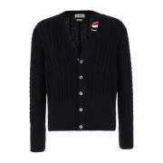 Thom Browne Stiligt Stickat Blue, Herr