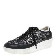 Dolce & Gabbana Pre-owned Pre-owned Tyg sneakers Black, Dam