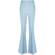 Elisabetta Franchi Wide Trousers Blue, Dam