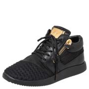 Giuseppe Zanotti Pre-owned Pre-owned Tyg sneakers Black, Dam