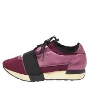 Balenciaga Vintage Pre-owned Laeder sneakers Purple, Dam
