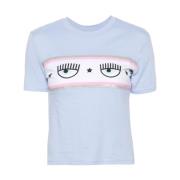 Chiara Ferragni Collection Blåa T-shirts och Polos av Chiara Ferragni ...