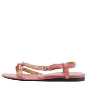 Balenciaga Vintage Pre-owned Laeder sandaler Pink, Dam