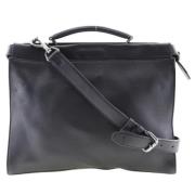 Fendi Vintage Pre-owned Laeder portfljer Black, Dam