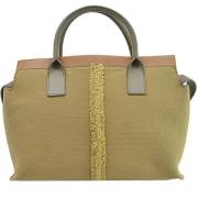 Chloé Pre-owned Pre-owned Canvas handvskor Green, Dam