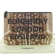 Burberry Vintage Pre-owned Läder kuvertvskor Brown, Dam