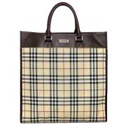 Burberry Vintage Pre-owned Canvas totevskor Beige, Dam