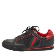 Gucci Vintage Pre-owned Laeder sneakers Black, Dam