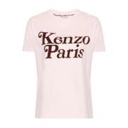 Kenzo Rosa T-shirts och Polos med Kenzo Paris Print Pink, Dam