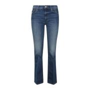Mother Retro Flared Weekender Jeans Blue, Dam