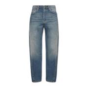 Lanvin Jeans med vintageeffekt Blue, Herr