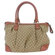 Gucci Vintage Pre-owned Canvas gucci-vskor Beige, Dam