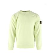 Stone Island Grön Bomullströja för Herrar Green, Herr