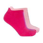 Adidas by Stella McCartney Märkta strumpor tvåpack Pink, Dam