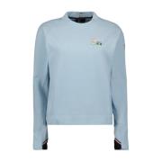 Moncler Logo Sweatshirt Blue, Dam