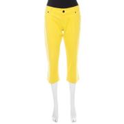 Gucci Vintage Pre-owned Denim jeans Yellow, Dam